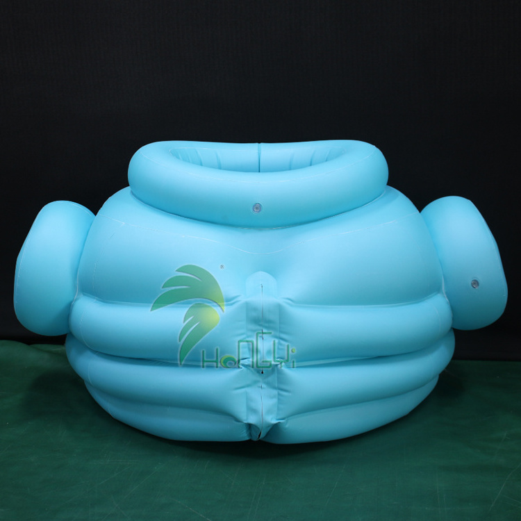 Hongyi Custom Inflatable Fat Vest Inflatable Blue Life Jacket Inflatable Balloon Suit