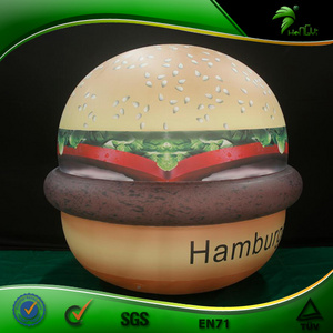 Inflatable Custom Hamburger Model For Advertising Inflatable Balloons Toy Balls Vivid Hamburger Model hongyi