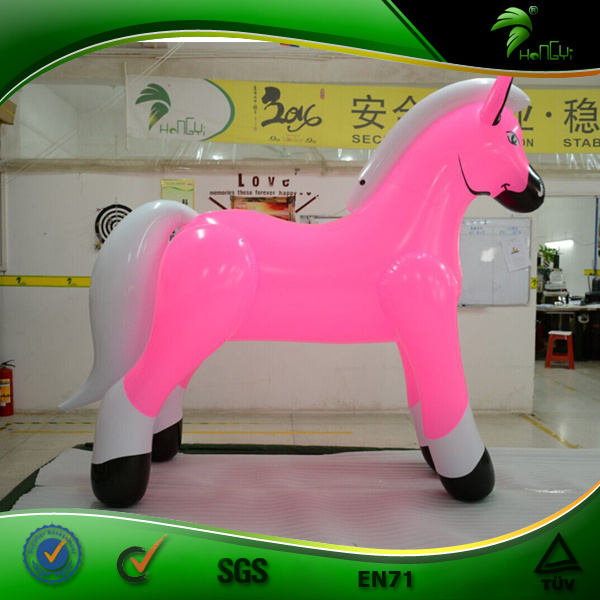 Life Size Inflatable Horse hongyi Wholesale Inflatable Animal Bouncing  Horse PVC Cartoon Adults Toy