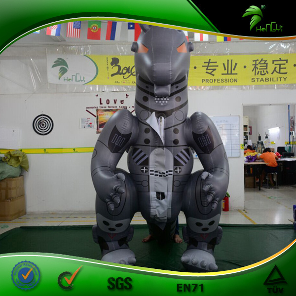 Inflatable Fursuits Adult Halloween Party Inflatable Suit Squeaky Inflatable Dragon Animal Suit For Sale