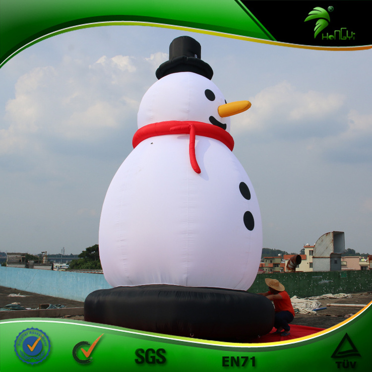 2022 Hot Sale Merry Christmas Giant Inflatable Snowman Decoration Ground Model Inflatable Balloon