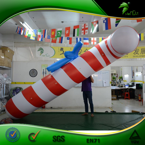 Christmas Inflatable Candy Cane Yard Decoration Inflatable Christmas Candy Giant Air Balloon