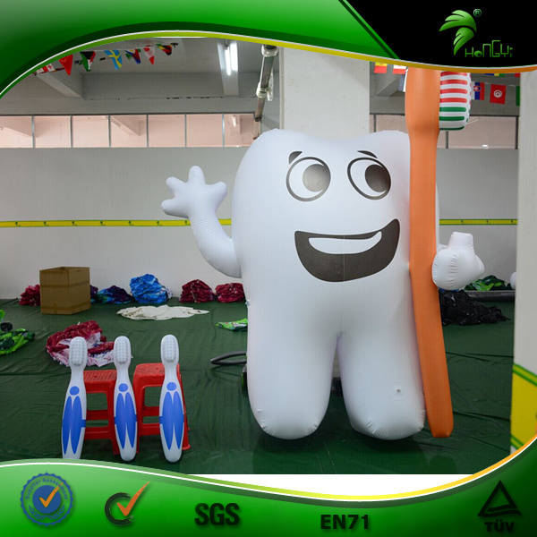 Tooth Balloon, Giant Inflatable Toothbrush, Inflatable Tooth Model For Dental Promotion