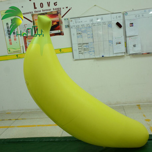 Advertising inflatable fruit banana model , giant inflatable banana balloon with logo