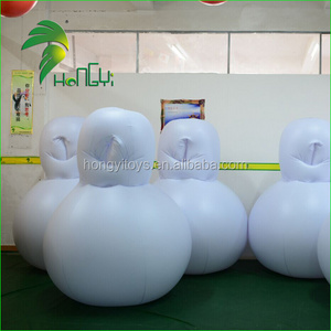 Double Layer PVC Inflatable White Stag Sleeping Bags , Relieve pressure sleeping bags , Custom Inflatable Air Sleeping Bags