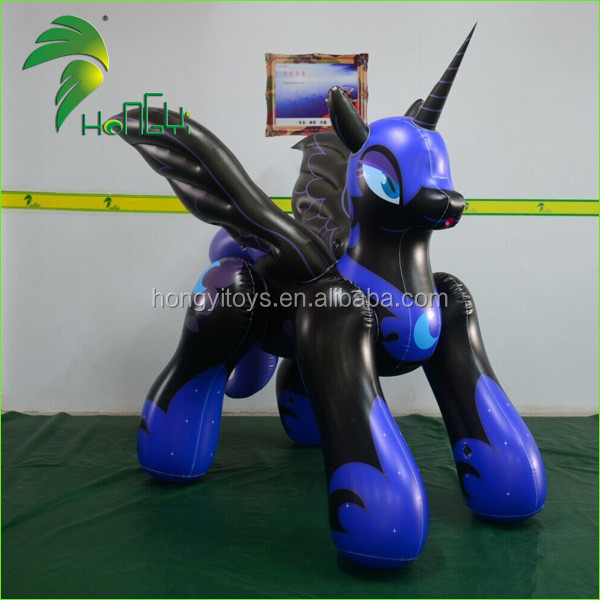 1.0MM PVC Inflatable Bouncing Moon Horse for Adults