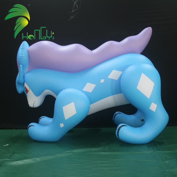 Hot Sale Blue Color Inflatable Laying Pokemon Toy Doll