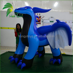 Giant Flying Blue Dragon Toys / Hongyi Inflatable Animal Toy / Inflatable Dragon