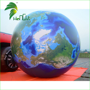 6M Diameter Large UV Printing Inflatable Globe Helium Parade Ball / Air Giant Helium Earth Balloon for Large Advertising Event