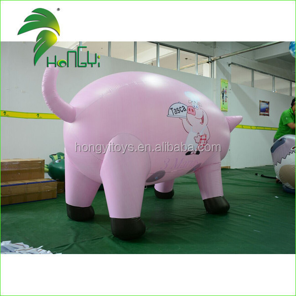 Giant Inflatable Pink Pig/ Inflatable Pig Balloons/ Inflatable Pig Helium Balloon For Advertising