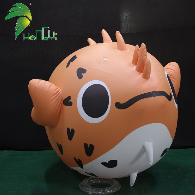 Inflatable big fish, inflatable puffer fish giant inflatable fish, custom inflatable fishes