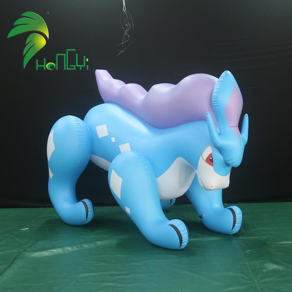 Hot Sale Blue Color Inflatable Laying Pokemon Toy Doll