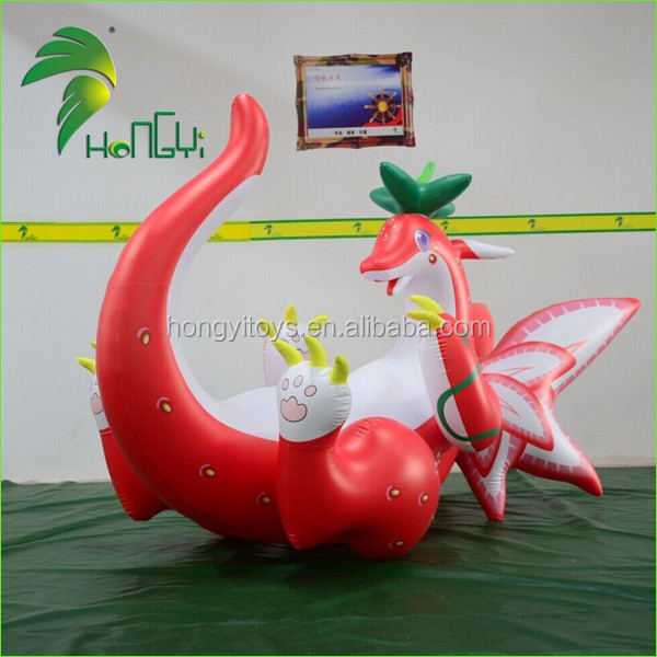 Hongyi Inflatable Strawberry Dragon / New Design Inflatable Animals Dragon / Hongyi inflatable Dragon toys