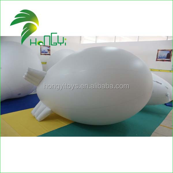 2017 Hot Sale Customized Inflatable White Blimp / Inflatable Mini Airship / Inflatable Small Zeppelin Balloon For Sale