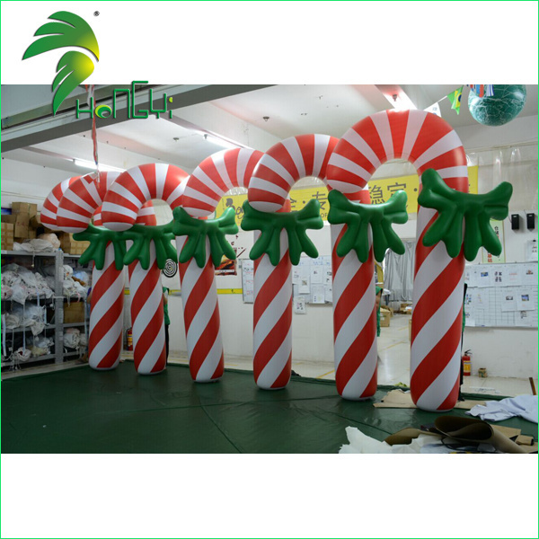 Large Christmas Inflatables Ornaments Giant Candy Canes Christmas for Party Decorations