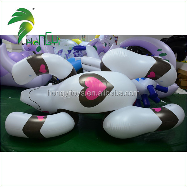 Hongyi Bounce PVC Inflatable Horse Toys / Laying Inflatable Horse Toy / Inflatable Animals Horse Toy