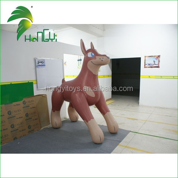 2 Meter Hongyi Inflatable Cartoon Wolf Toy , Inflatable Wolf Animal Cartoon For Sale