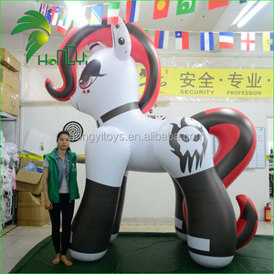 Big Newly Cartoon Type Inflatable Horse Toy , Inflatable Animal Horse Cartoons For Sale