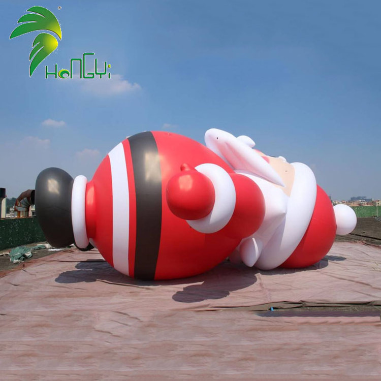 High Quality Christmas Inflatable Balloons Giant Durable PVC Inflatable Santa Claus Balloon for Events