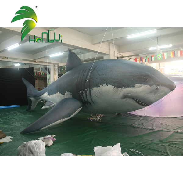 Hot Sale Inflatable_shark Giant Rc Inflatable Shark Hongyi Inflatable Toy Shark Balloon For Sale