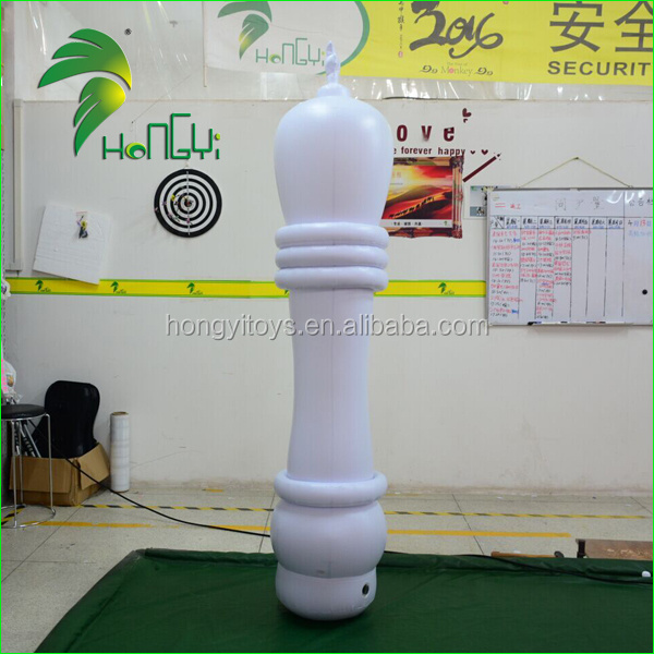 Custom PVC Games Giant Inflatable Chess Pieces , Decorative Inflatable Chess Designs For Outdoor Funs