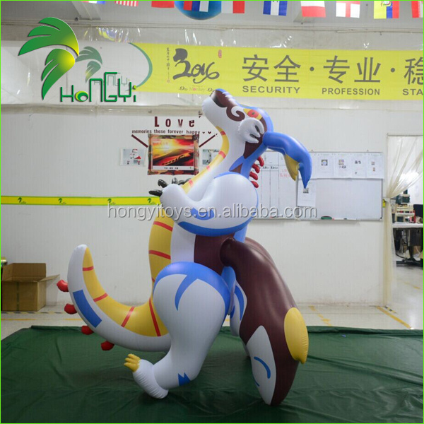 Hongyi New Design Inflatable Dragon Toy , Inflatable Dragon With Wings For Sale