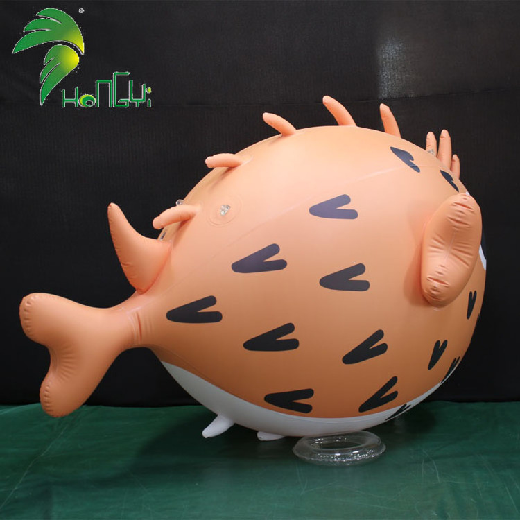 Inflatable big fish, inflatable puffer fish giant inflatable fish, custom inflatable fishes