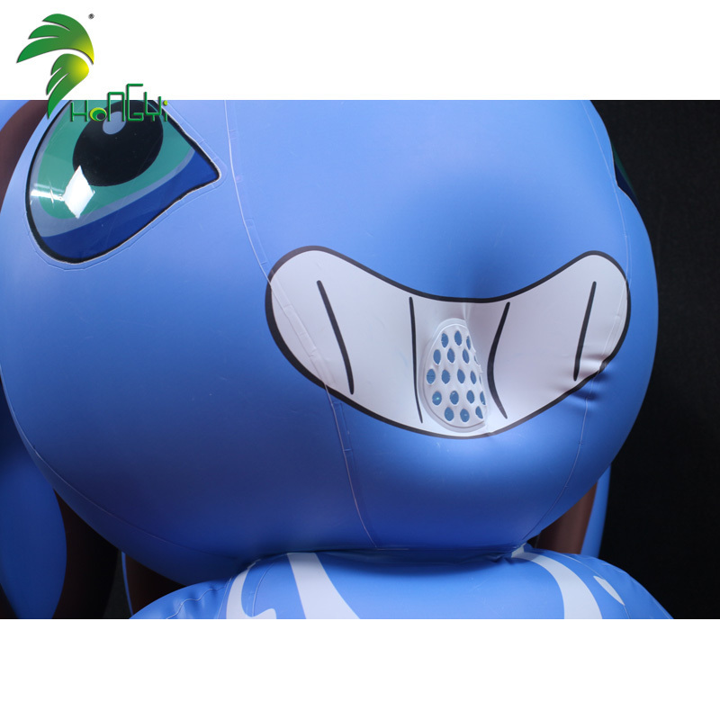 Adult walking funny inflatable cosplay Cartoon Fizz Blue Fairy suit Inflatable Costume for Party