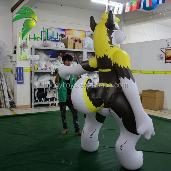 2016 New Inflatable standing Dog / Hongyi Husky Animals Inflatable toys / Hot Sale inflatable Animals Toys