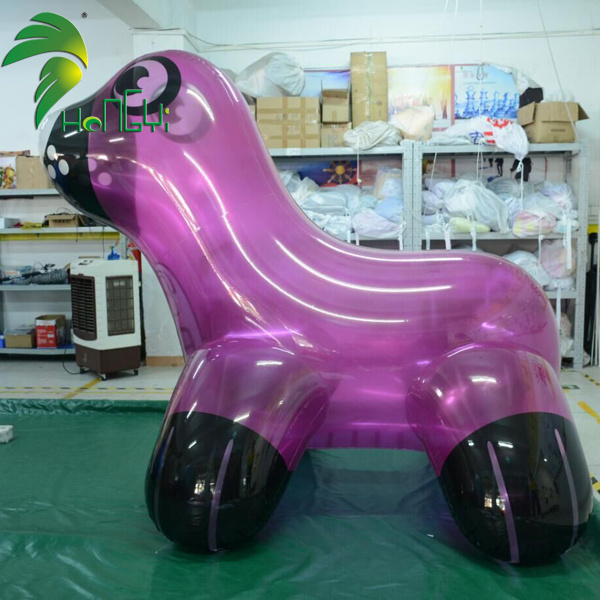 Funny Attractive Customized Clear PVC Inflatable Sea Dog Hongyi Animal Toy