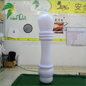 Custom PVC Games Giant Inflatable Chess Pieces , Decorative Inflatable Chess Designs For Outdoor Funs