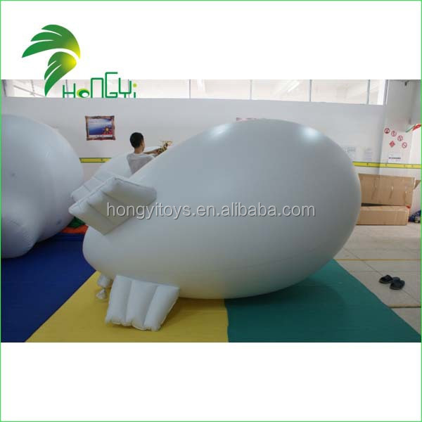 2017 Hot Sale Customized Inflatable White Blimp / Inflatable Mini Airship / Inflatable Small Zeppelin Balloon For Sale