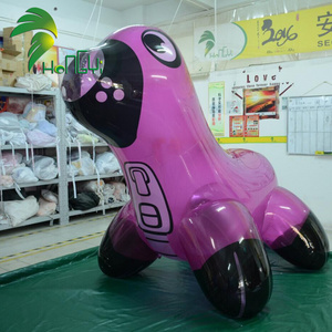 Funny Attractive Customized Clear PVC Inflatable Sea Dog Hongyi Animal Toy