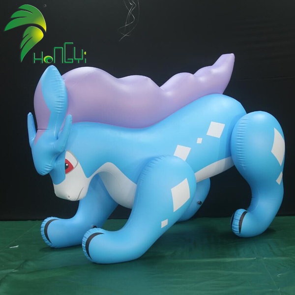 Hot Sale Blue Color Inflatable Laying Pokemon Toy Doll