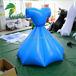 Customized Inflatable Blue Color Skirt Suit / Inflatable Mattress Costume / Inflatable Fancy Dress for Women