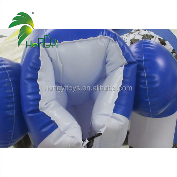 Hongyi Cool Design Inflatable Husky Costume / Inflatable Suit with double layered 0.4mm pvc