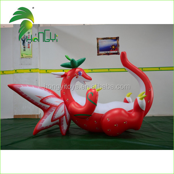 Hongyi Inflatable Strawberry Dragon / New Design Inflatable Animals Dragon / Hongyi inflatable Dragon toys