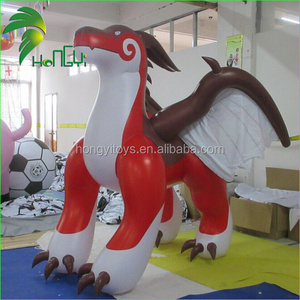 Custom Made Giant Inflatable Red Dragon,Hongyi PVC Animal Toy With Factory Price