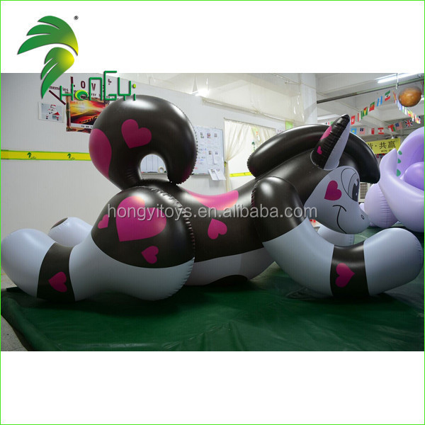 Hongyi Bounce PVC Inflatable Horse Toys / Laying Inflatable Horse Toy / Inflatable Animals Horse Toy