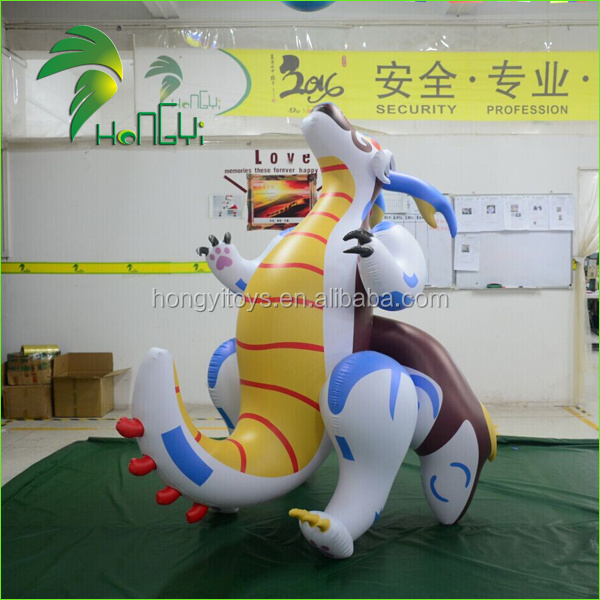 Hongyi New Design Inflatable Dragon Toy , Inflatable Dragon With Wings For Sale