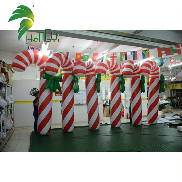 Large Christmas Inflatables Ornaments Giant Candy Canes Christmas for Party Decorations