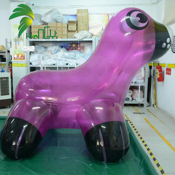 Funny Attractive Customized Clear PVC Inflatable Sea Dog Hongyi Animal Toy