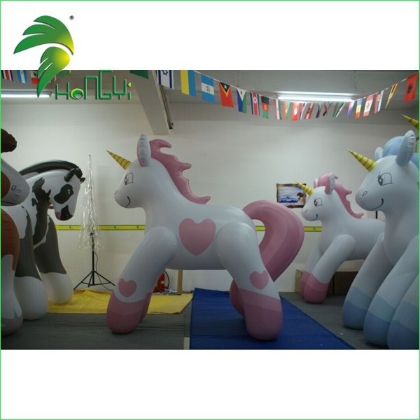 Hongyi Hogh Quality Custom Inflatable Pink Unicorn Horse, Inflatable Sexy Horse Animal Cartoon Toys For Sale