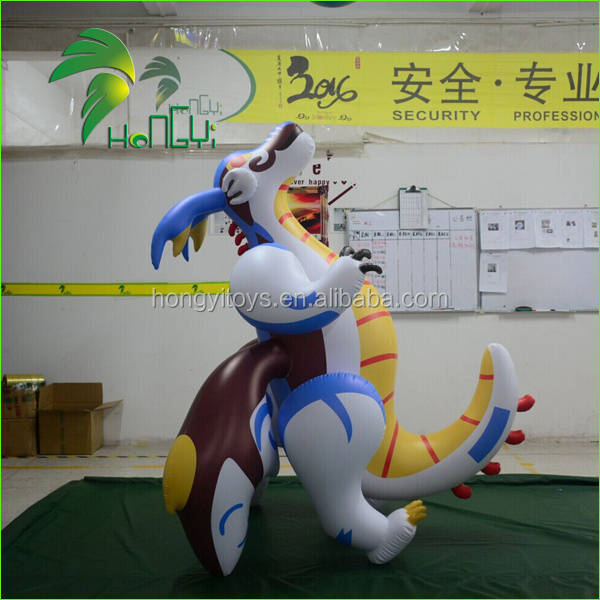 Hongyi New Design Inflatable Dragon Toy , Inflatable Dragon With Wings For Sale