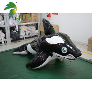 Attractive Air Change PVC Inflatable Dolphin Animal Costume Suit Model