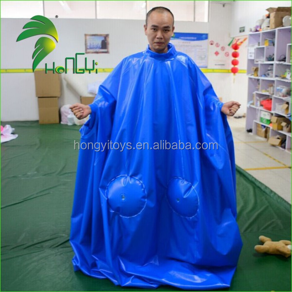 Durable PVC Balloon Costume , Hongyi Inflatable Blueberry Ball Suit  For Sale