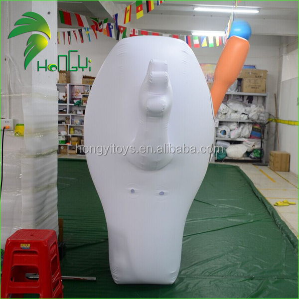 Advertising Customized Inflatable Tooth Shaped Balloon , Guangzhou Hongyi Giant Inflatable Tooth With Toothbrush