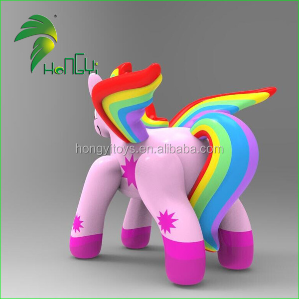 Giant PVC Inflatable Unicorn Horn Toys / Flying Big Display Unicorn Horse / Inflatable Unicorn