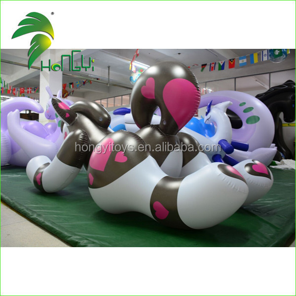 Hongyi Bounce PVC Inflatable Horse Toys / Laying Inflatable Horse Toy / Inflatable Animals Horse Toy