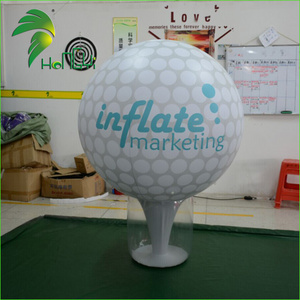 Giant Advertising Large Air Golf Ball Model / Inflatable Golf Ball for Promotion Event